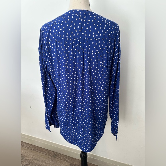 Juicy Couture Blue Button-Up Women's Top L - Picture 4 of 6